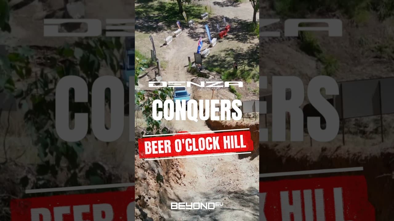 DENZA B5 CONQUERS BEER O'CLOCK HILL! #byd #automobile #ev #offroad #beeroclock #4x4 #adventure