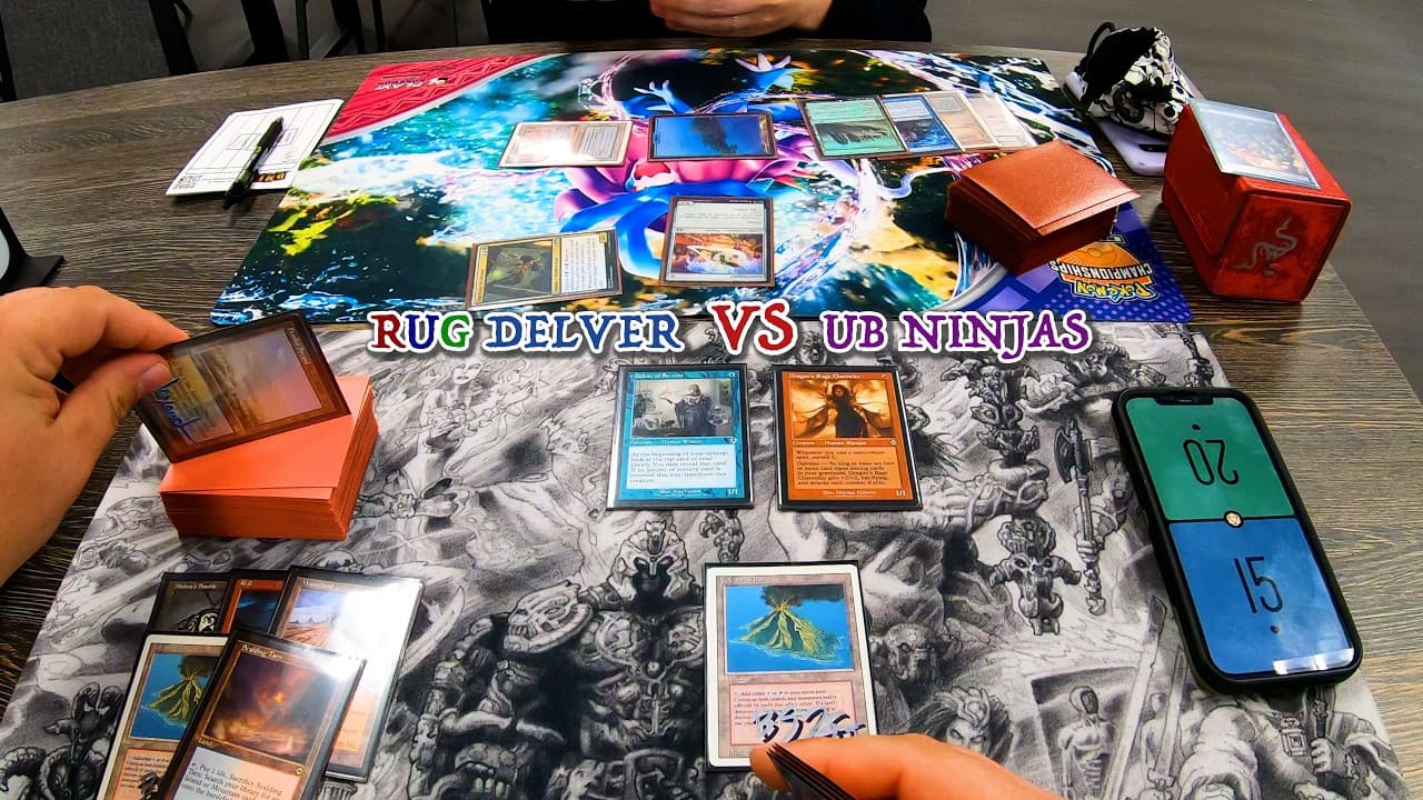 RUG Delver vs UB Ninjas - Legacy First Person POV