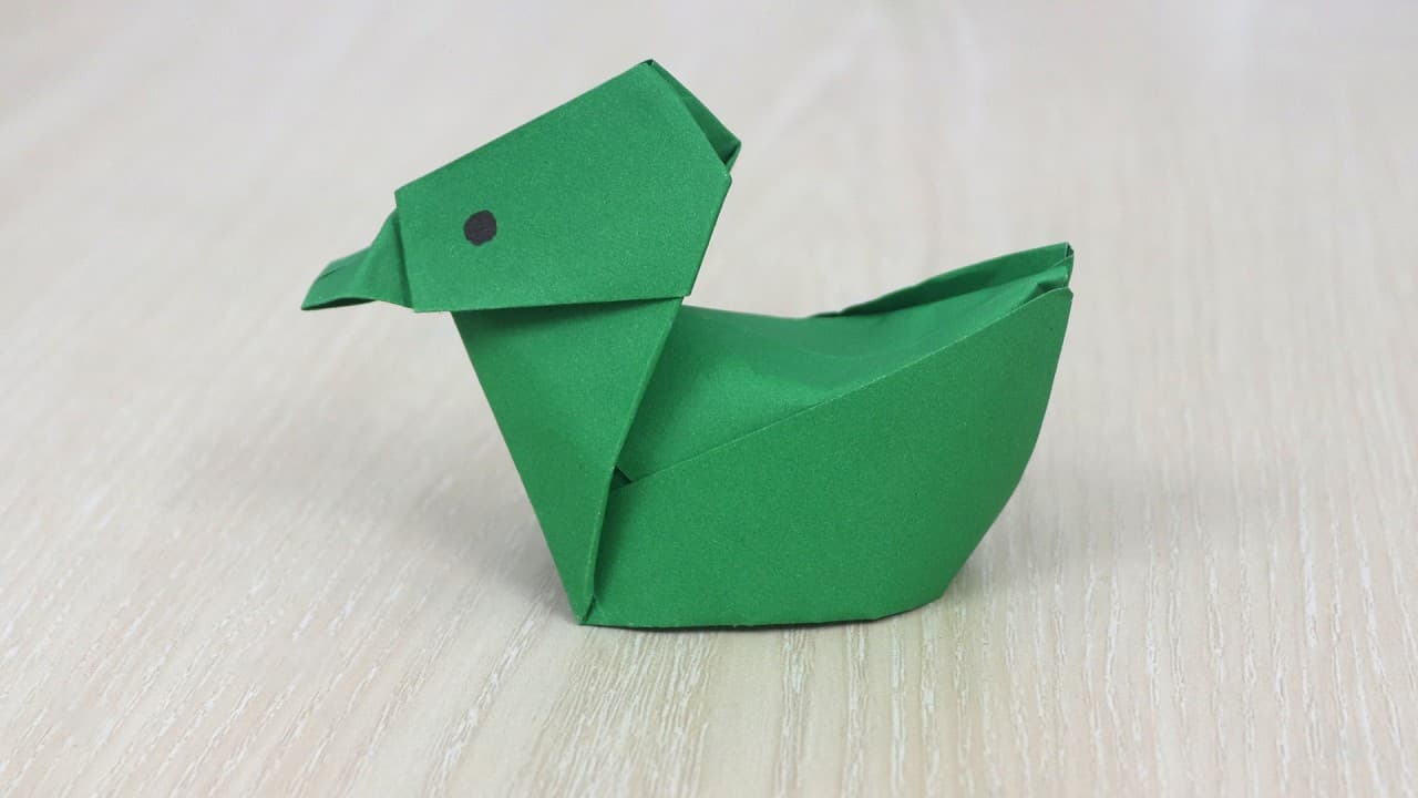 Origami Duckling - Cute Paper Baby Duck