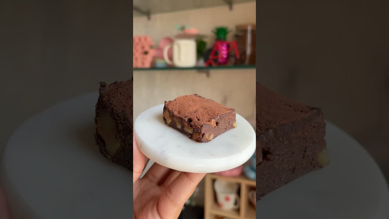 Healthy Chocolate Fudge with just 3 ingredients 🤯