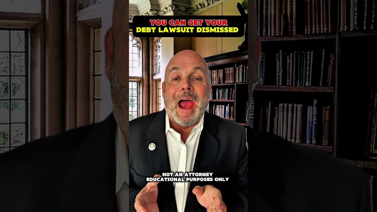 Get a Debt Lawsuit Dismissed Motions That Can Stop Debt Collectors #debtlawsuit #debtcollector