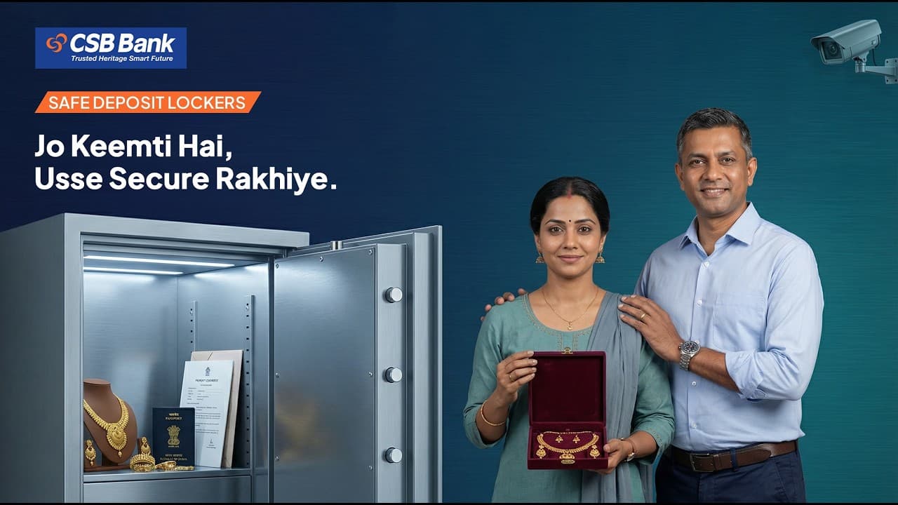 Secure Your Locker with No Wait Time | CSB Bank Safe Deposit Locker