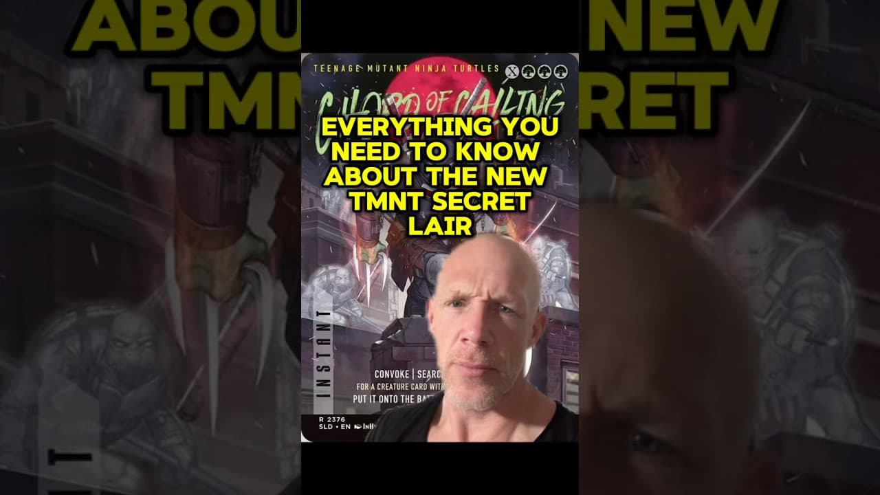 How excited are you for this new #MTGxTMNT Secret Lair? #magicthegathering #mtg