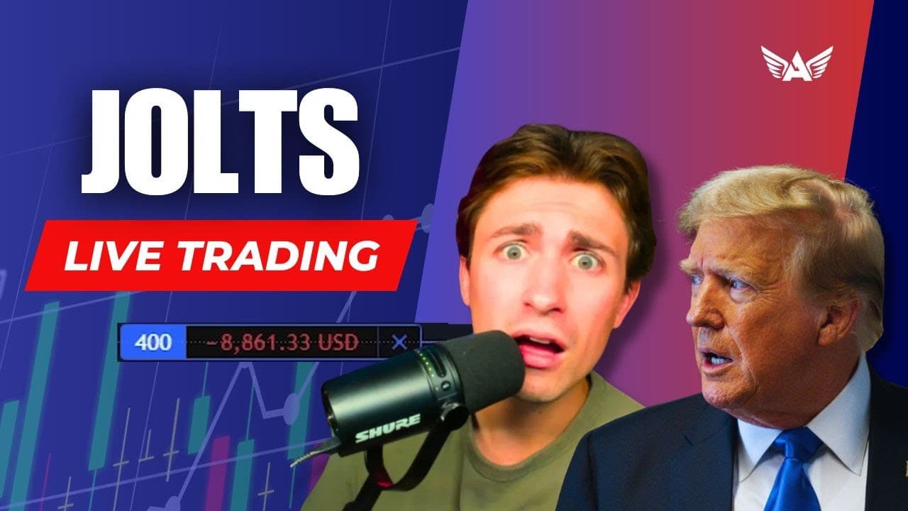 Live Trading JOLTS GOLD, USD, SPX500 & More!