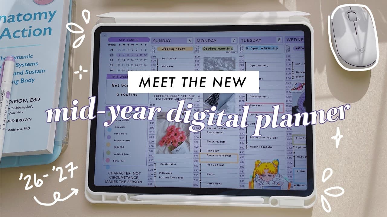 NEW Digital Mid-Year Planner for 2026-2027 | Updated Passion Planner Digital + FREE Sample Planner