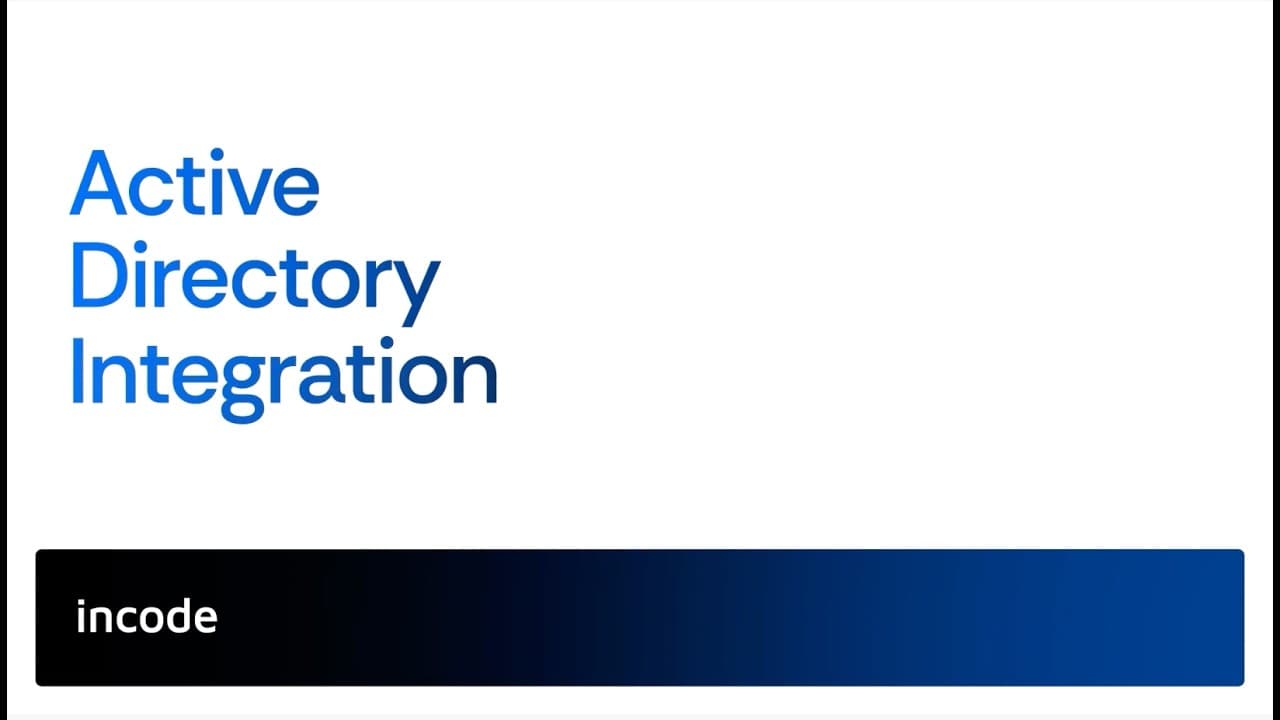 Incode Active Directory Integration