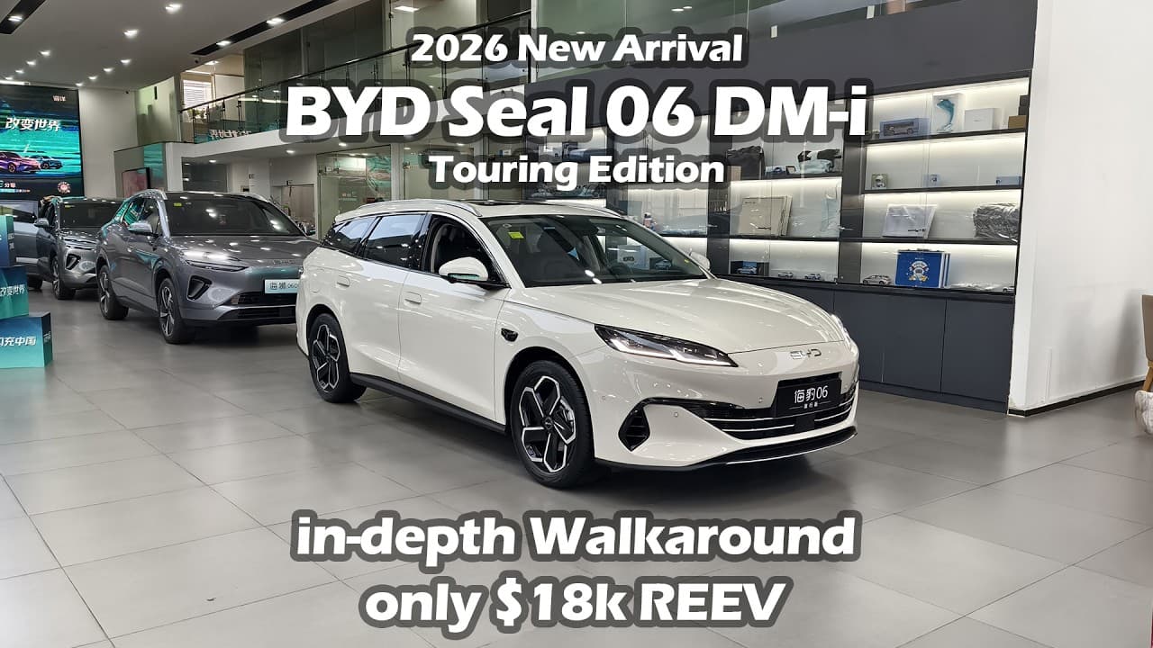 2026 New BYD Seal 06 DM-i Touring Edition 200km Range Premium Model PHEV in-depth Walkaround