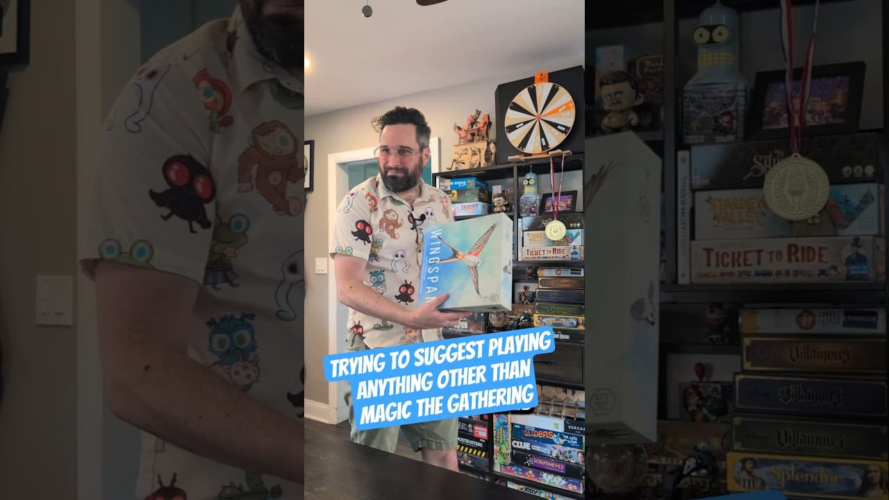 trying to suggest playing anything other than playing magic the gathering in game night? #mtg