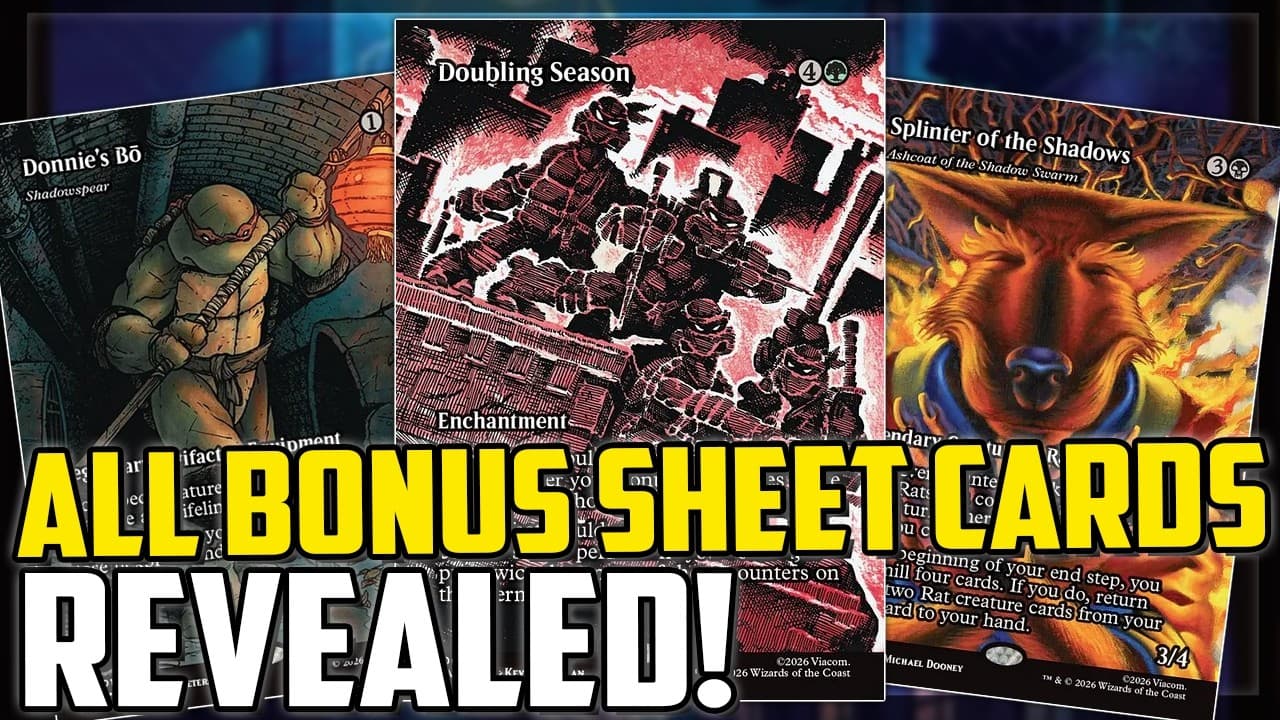 ALL TMNT Bonus Cards Revealed! Crazy Reprints?!