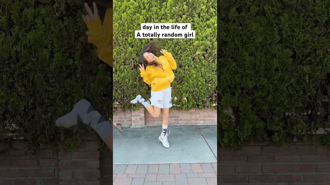 when you’re a totally random girl
