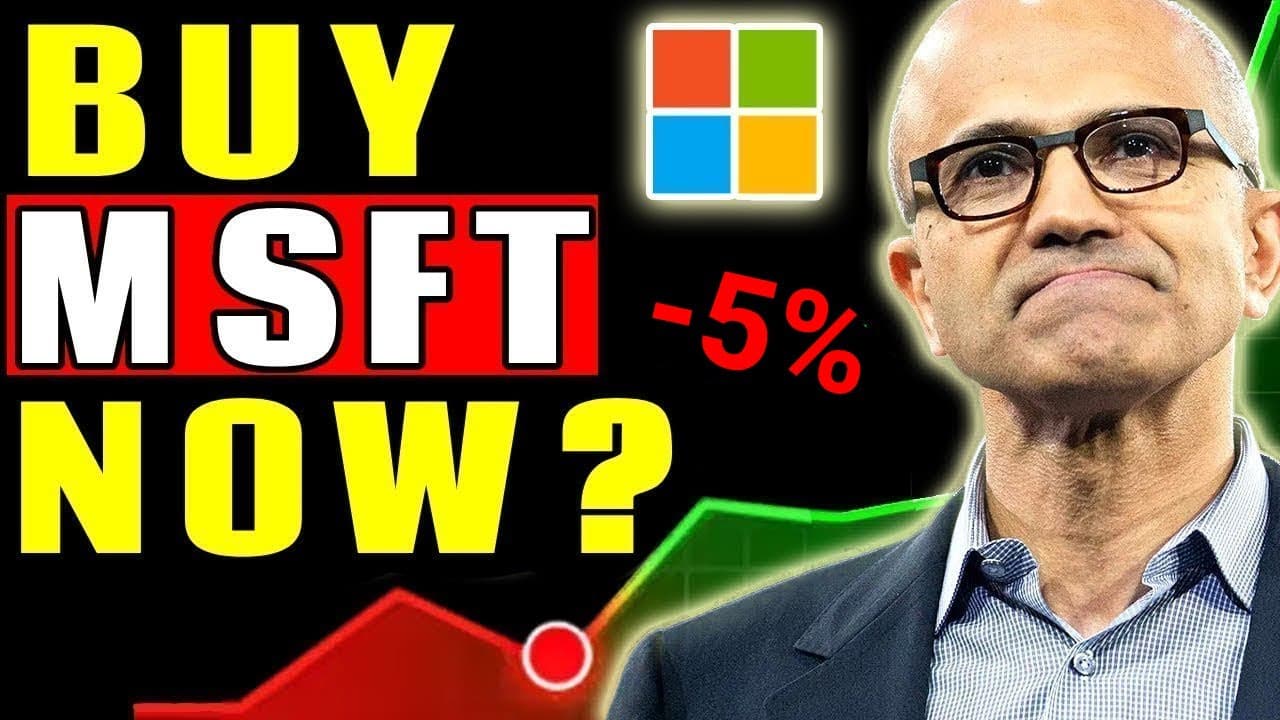 Microsoft Stock FALLS After Earnings! (Buy the Dip on MSFT?)