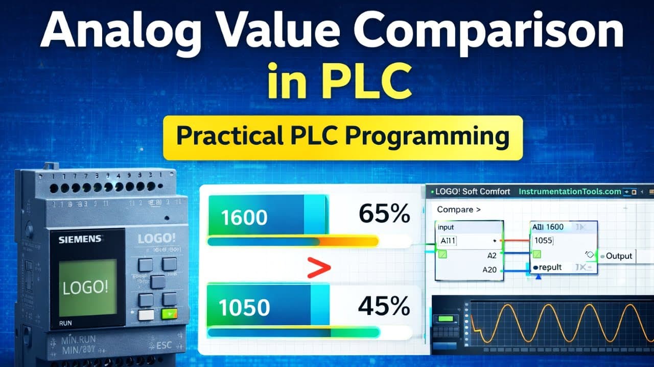 Analog Value Comparison in PLC | Practical PLC Programming