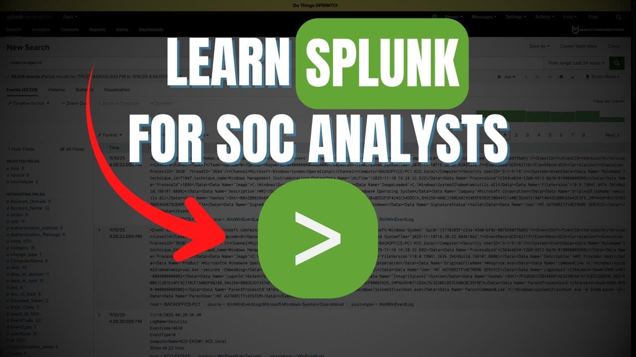 How to Learn Splunk for SOC Analysts