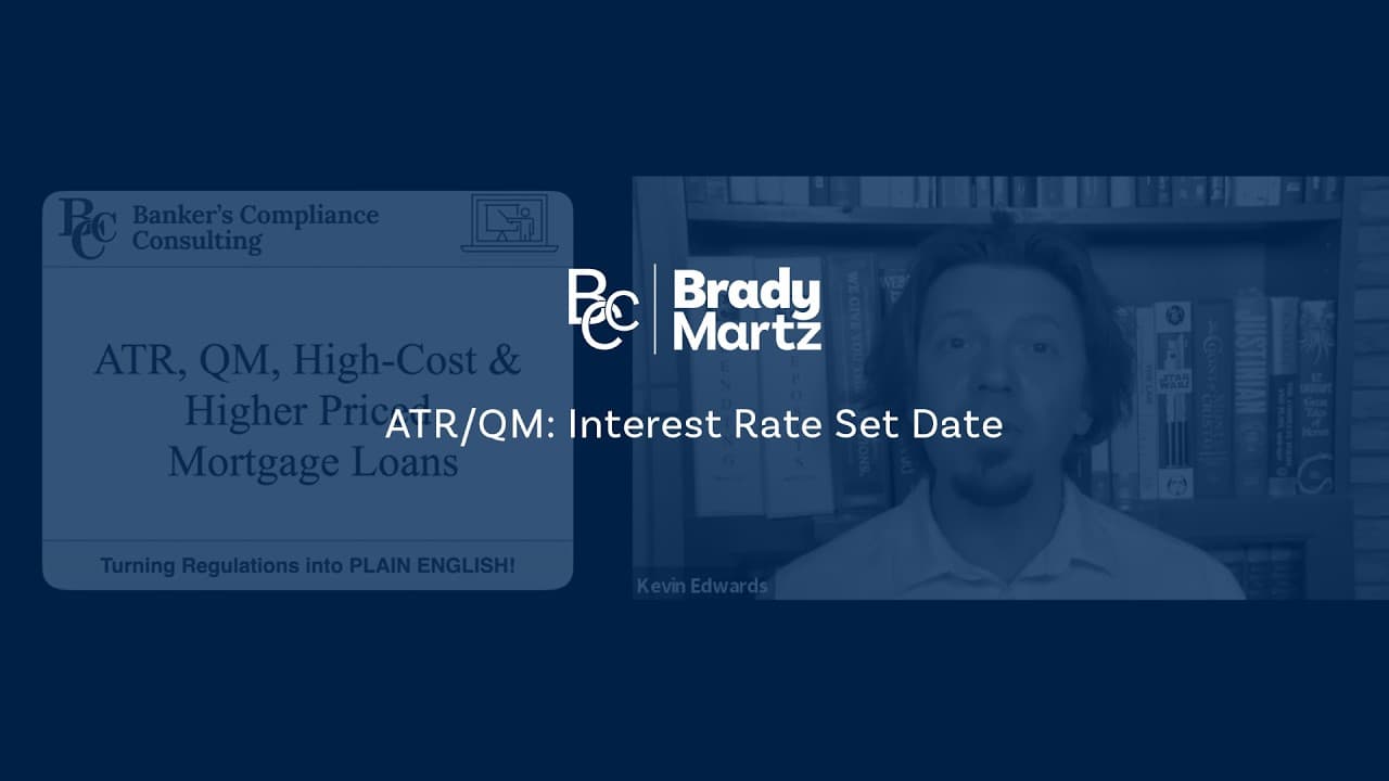 ATR/QM: Interest Rate Set Date