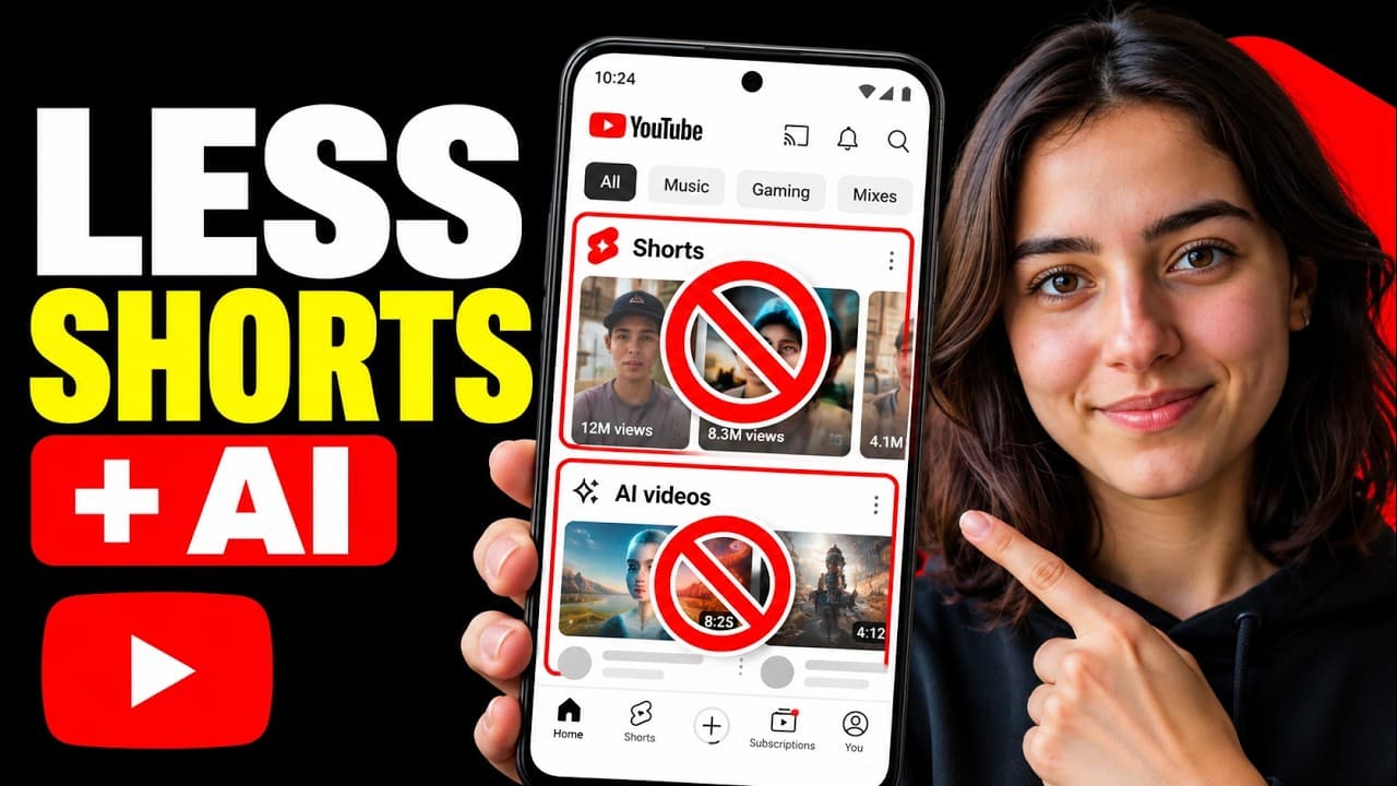 How to Hide YouTube Shorts and Reduce AI Videos (Step-by-Step Guide)