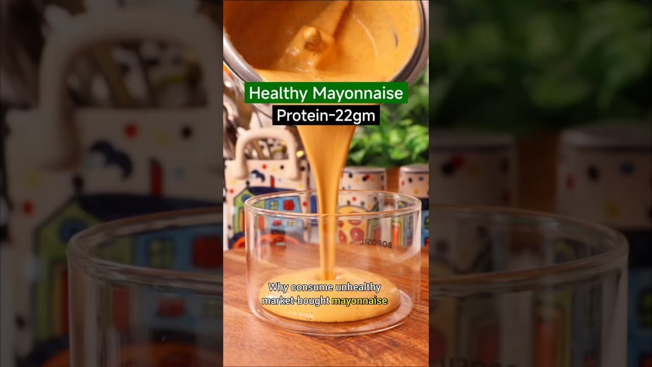 Healthy mayonnaise bus 10 min me ready #recipe #shorts #viral #weightwatchers