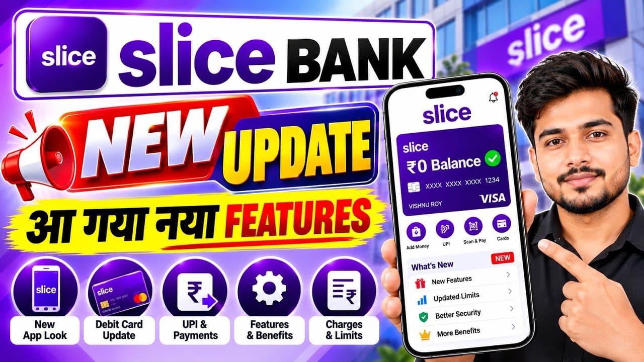 Slice Bank New Update 🔥 आ गया नया Features || Slice Atom क्या है? Full Details Hindi