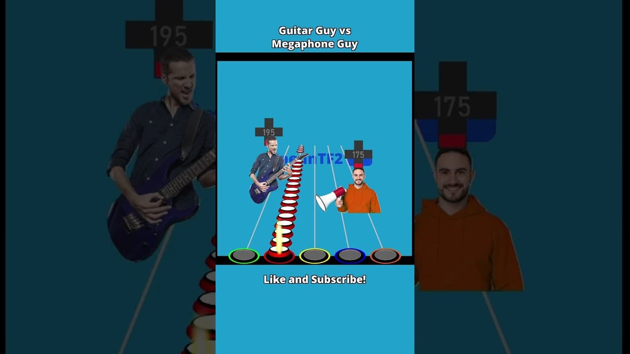 Guitar Guy vs Megaphone Guy