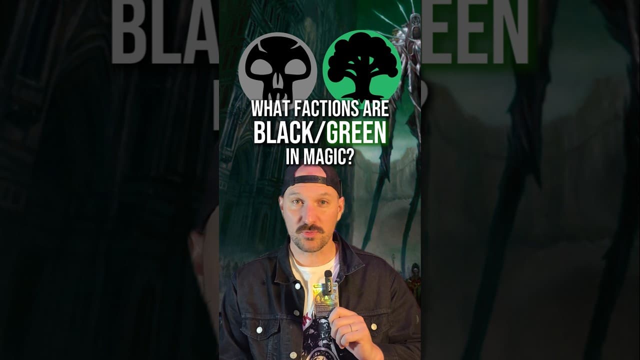 What are the lore factions that use the black and green colorpair in magic the gathering?