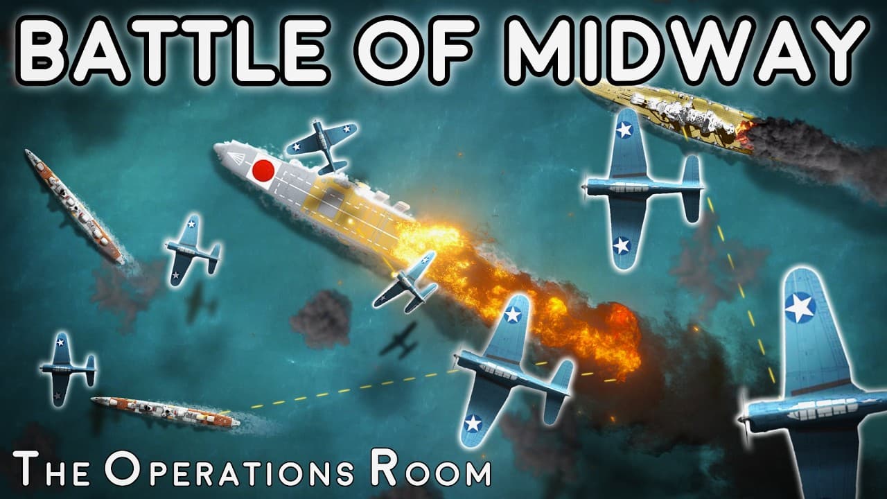 The Battle of Midway (1/2) - The Turning Point of the Pacific War - Animated