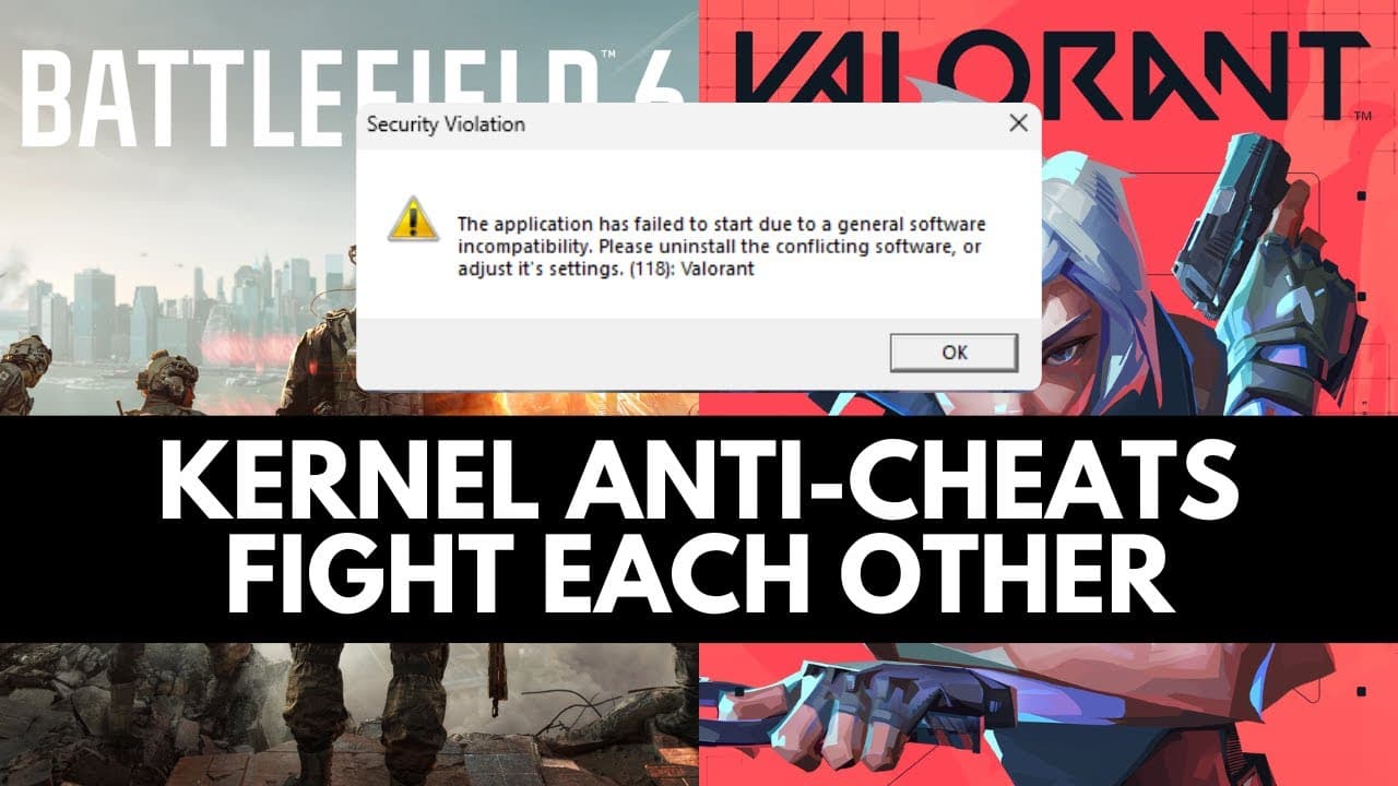 Battlefield 6 Anti-Cheat to uninstall Valorant?