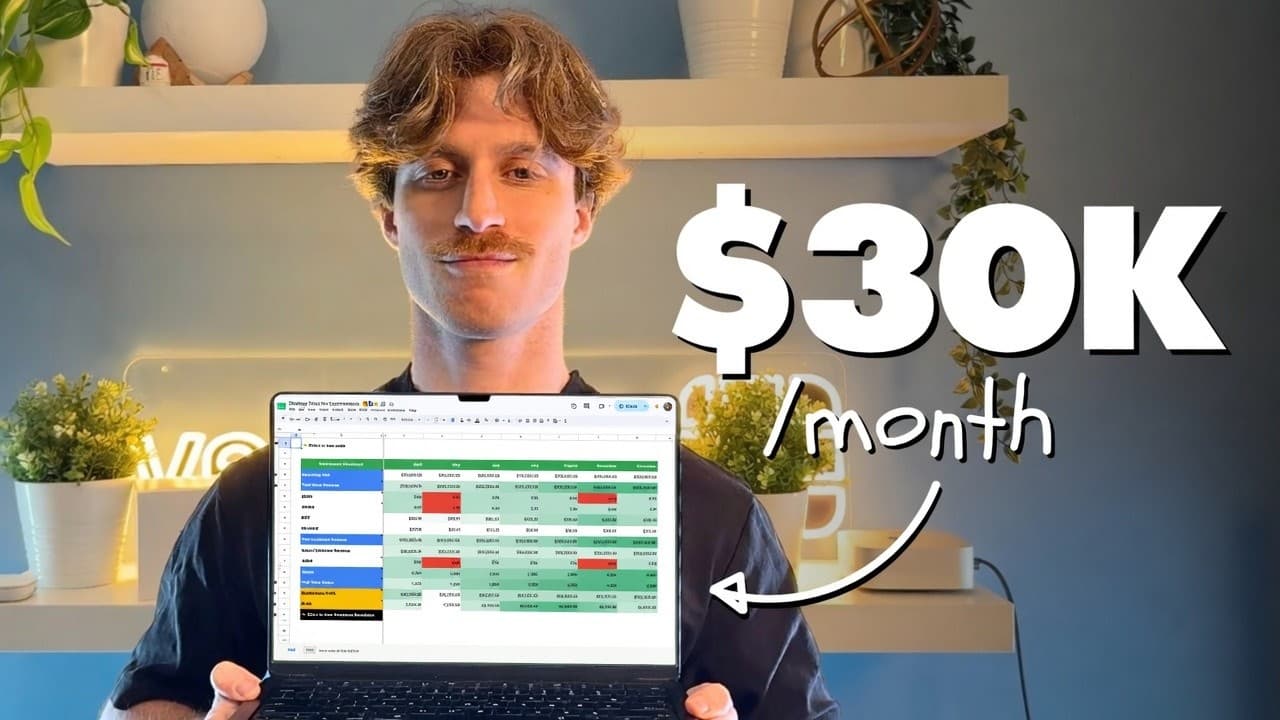 I Turned This Spreadsheet Into a $30K/Month Micro-SaaS