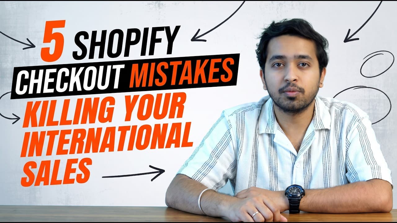 Shopify Checkout Mistakes Killing Your International Sales | Cashfree