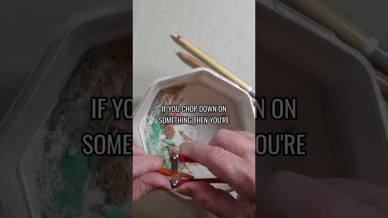 Testing a new sharpener