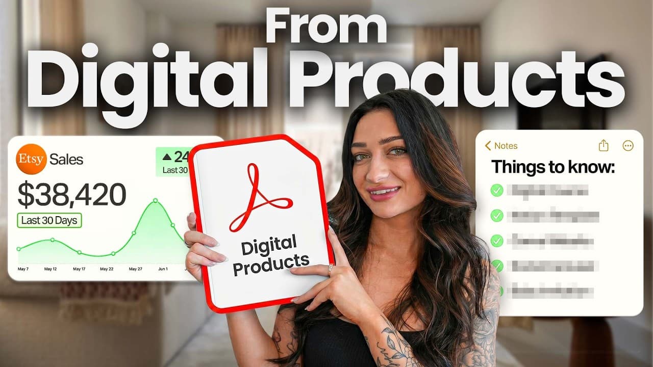 5 Highly PROFITABLE Unsaturated Digital Products to Sell on Etsy (for Beginners)