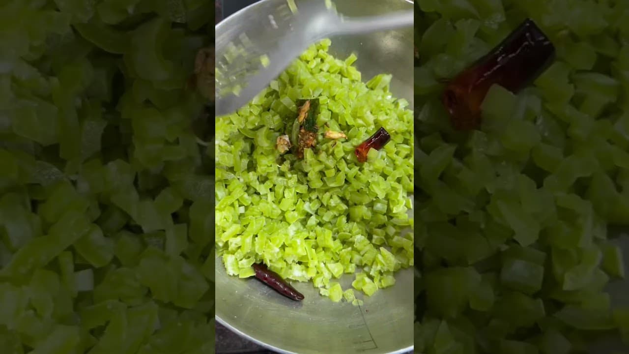 Snake Gourd Fry | Potlakaya Fry | High Fiber , Low in Calories #shorts #vegan #quickrecipe