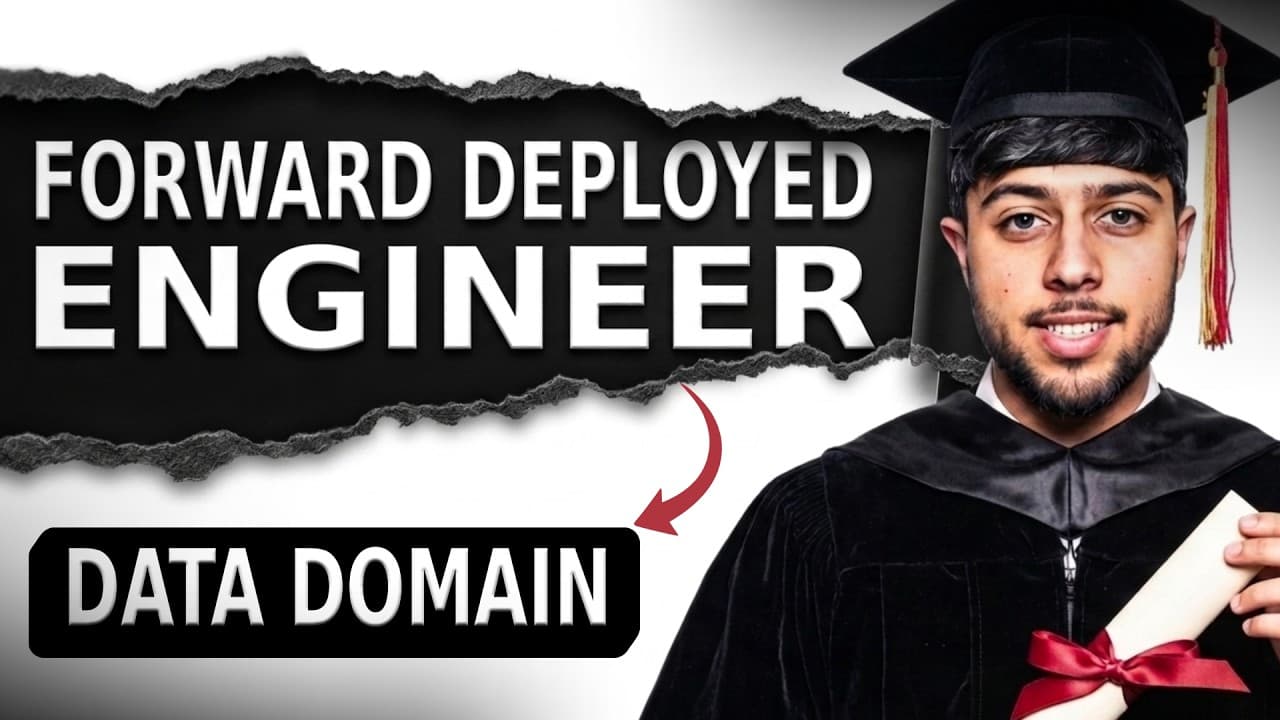 New Role For Data Domain - Forward Deployed Engineer (FDE)
