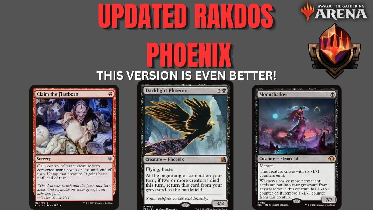 Updated RAKDOS PHOENIX This Version Is Even Better! | CRUSHING INTO Top 1000 Mythic | Pioneer MTGA