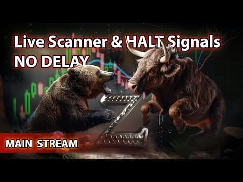 🌊Live Scanner and Day Trade Ideas, NO DELAY. Morning Gappers Momentum and Halt Scanner 05/28/2026