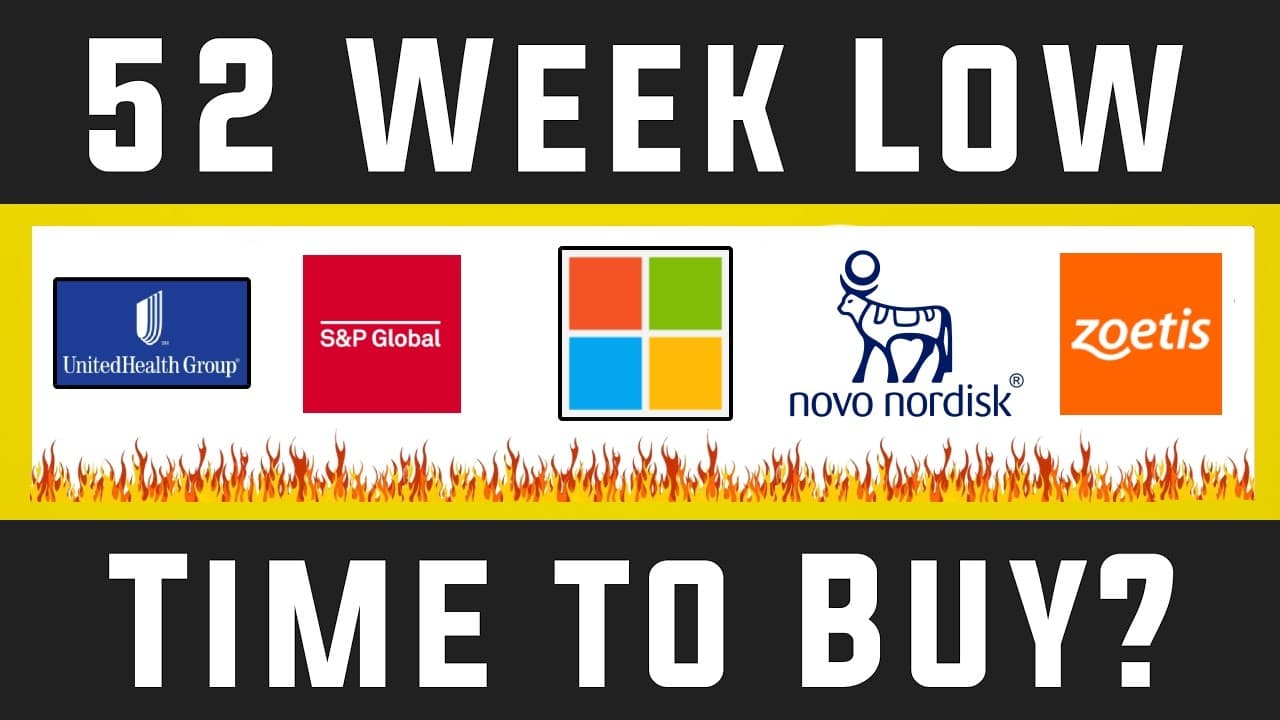 Buy These 5 Stocks at a 52 Week Low!?