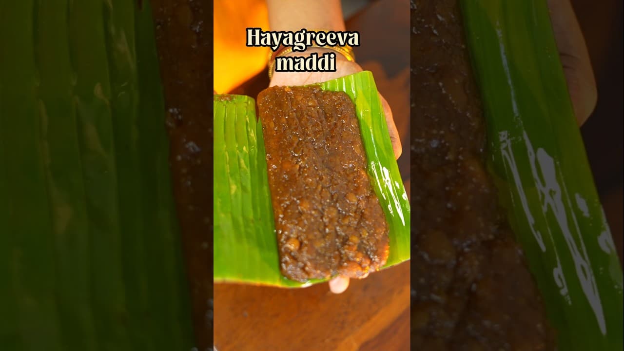 😲Hayagreeva Maddi sweet🤯 Navaratri special #foodiesroof