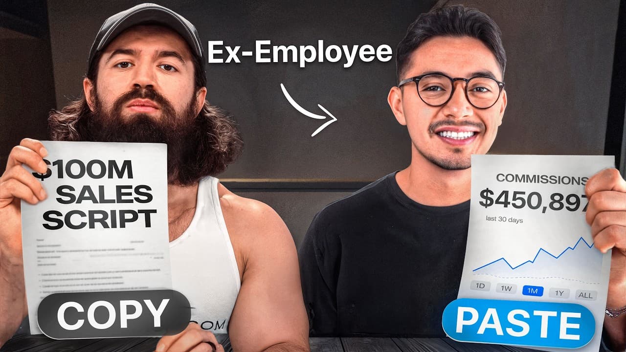 I Copied Alex Hormozi's $100M Sales Script and Closed $10M