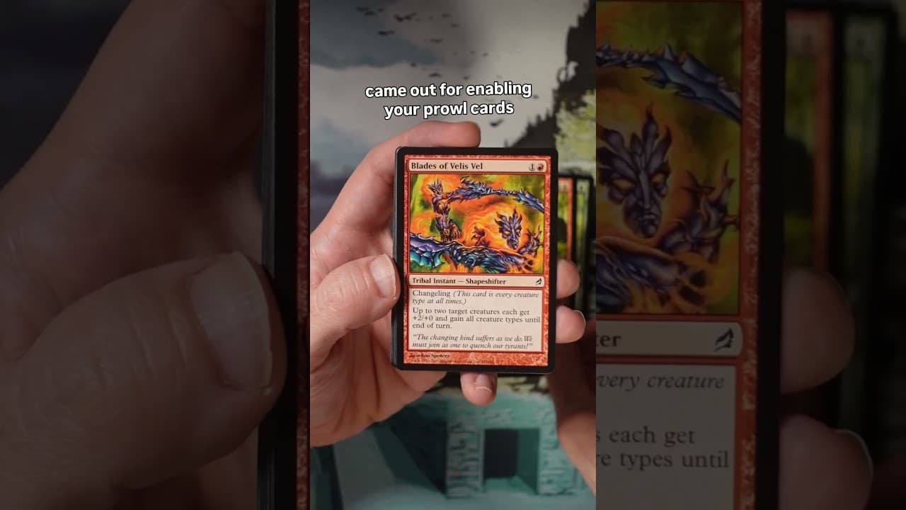 Opening an original Lorwyn pack! 🧚♀️ #magicthegathering