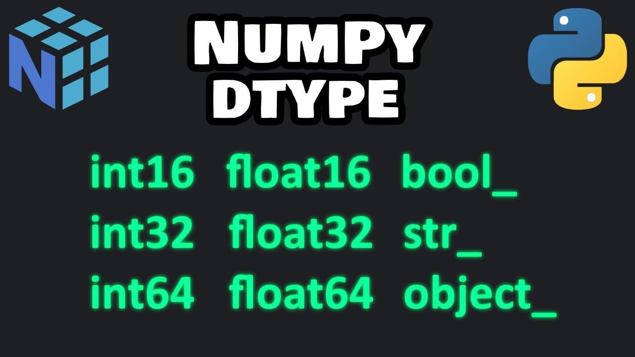 Learn NumPy data types in 8 minutes! ๐ฑ