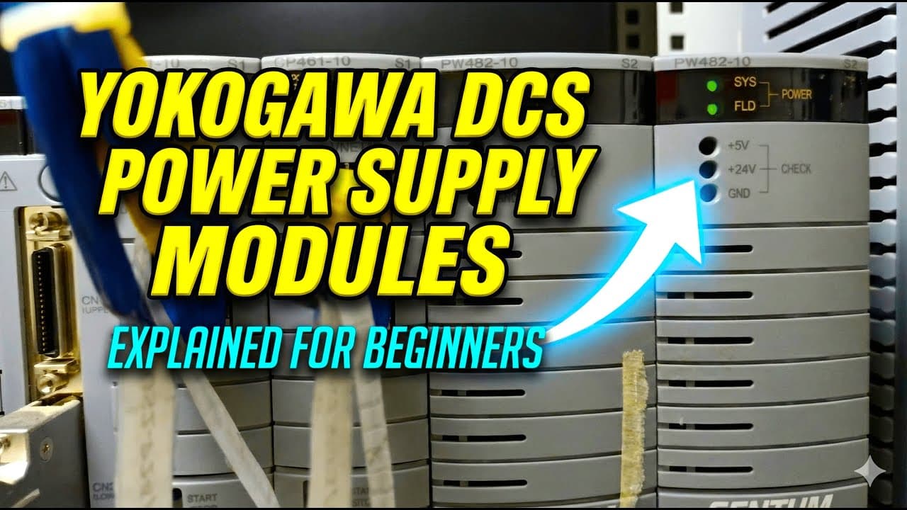 Yokogawa DCS Power Supply Modules Explained for Beginners