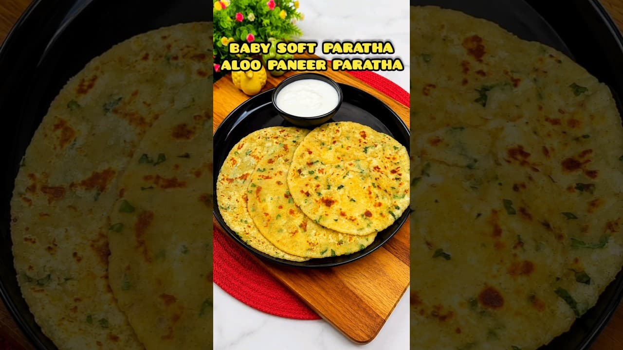 Softest Paratha For Babies #shorts #youtubeshorts