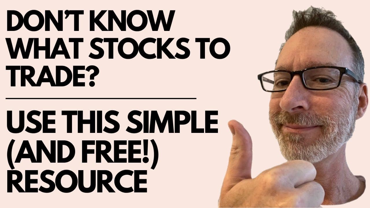 Trouble Finding Stocks To Trade? Use This Simple (And Free) Resource