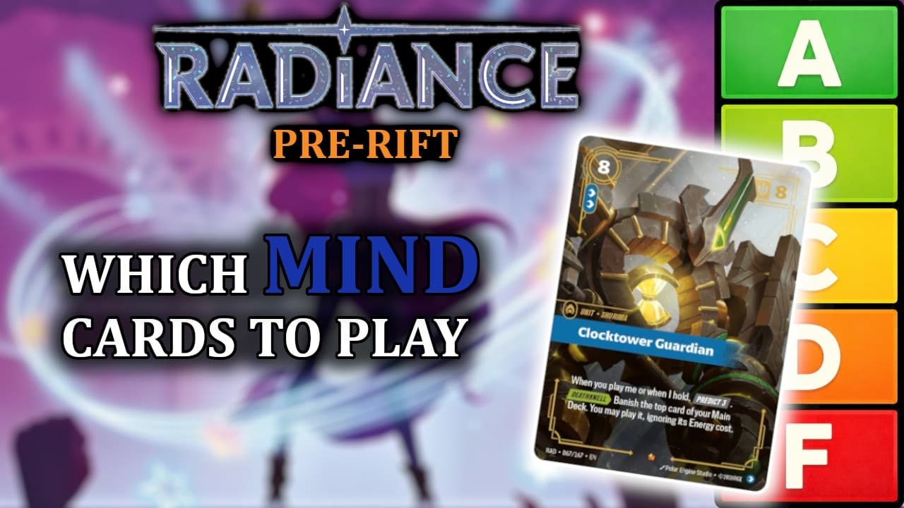 ALL MIND Cards RATED for Radiance Pre-Rift! | Riftbound Set Review