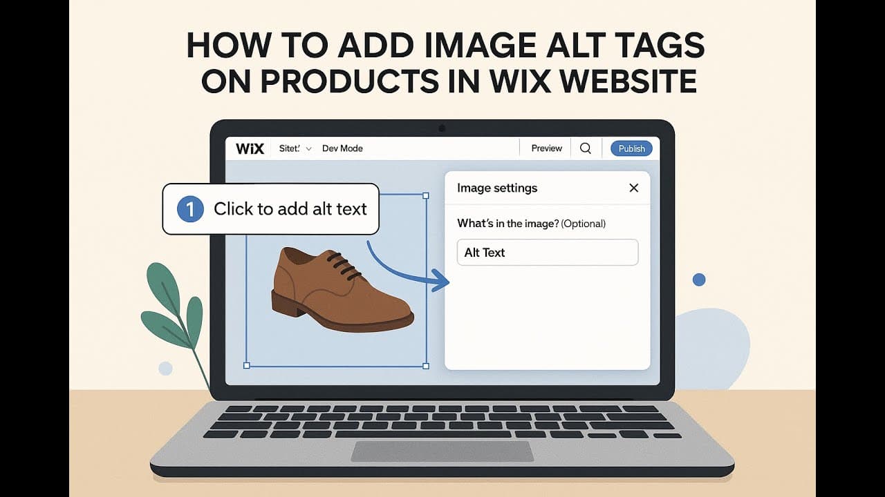 How to Add Image Alt Tags to Products in Wix