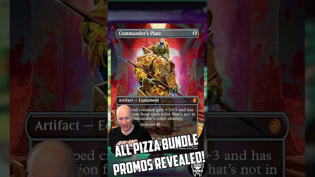 ALL SIX RADICAL Pizza Bundle Promos Revealed! #MTG #MTGxTMNT #MTGCommander