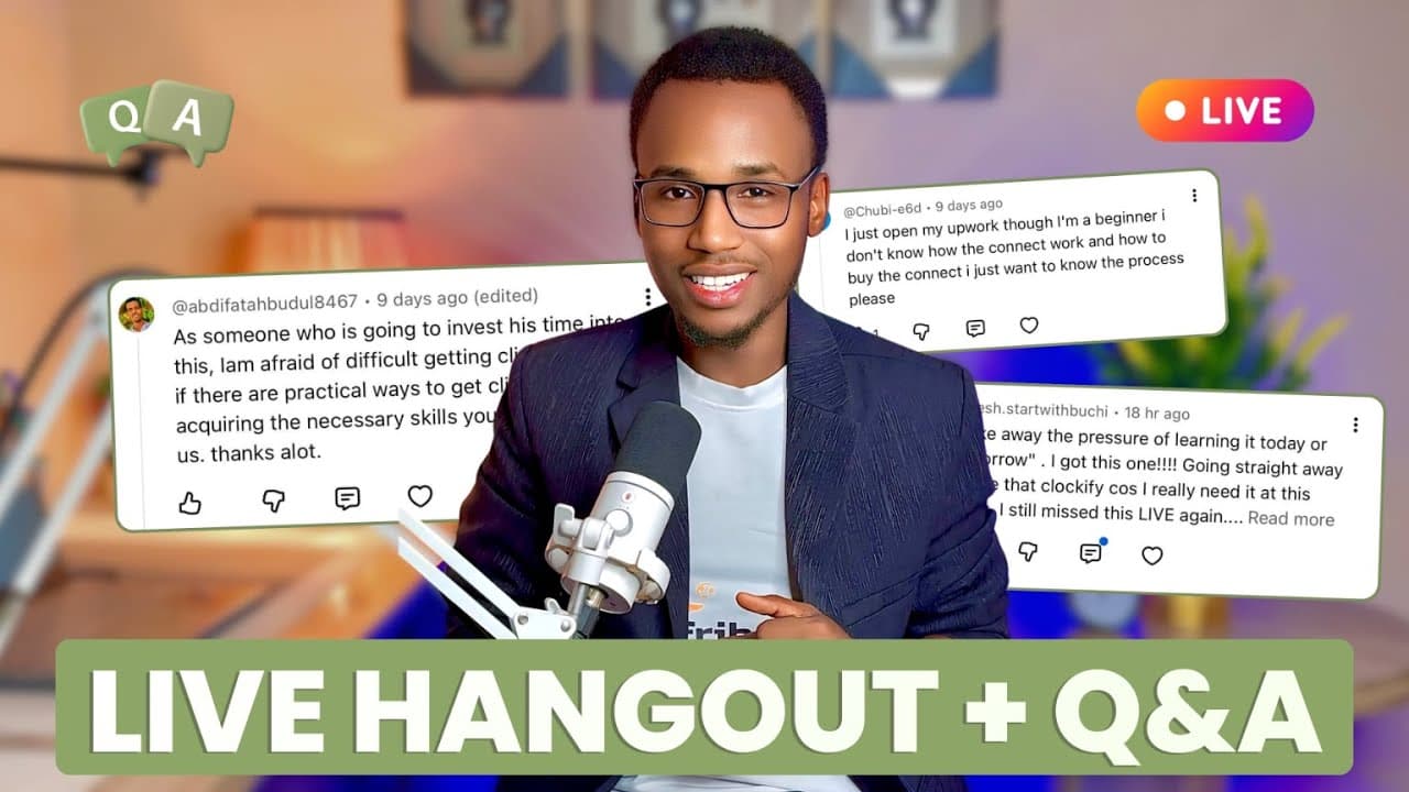 I Had to Push Back on a Client This Week (Live Hangout + Q&A)
