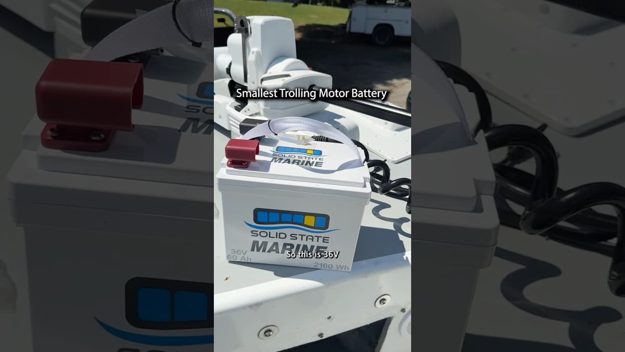 Smallest and Lightest Trolling Motor Battery