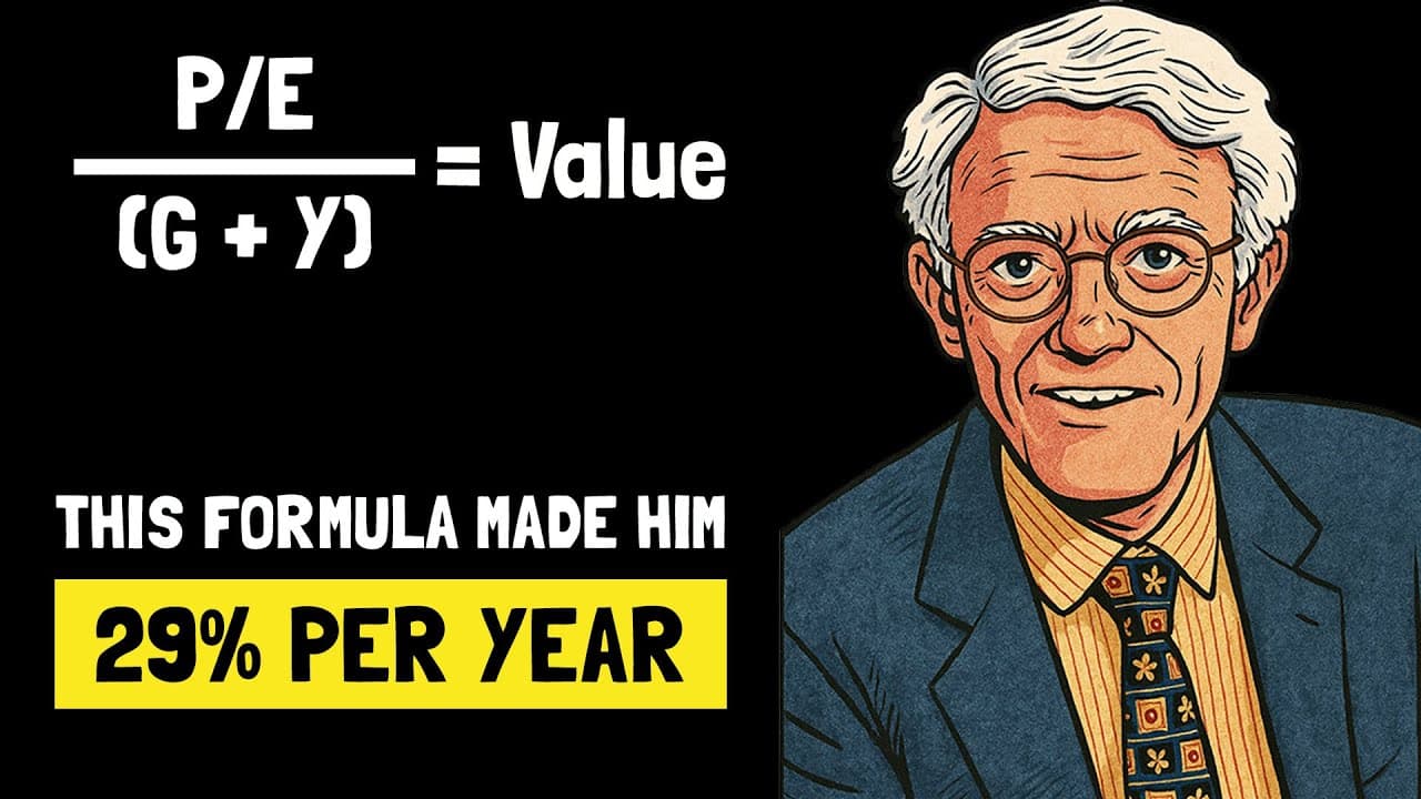 Peter Lynch's Secret Formula: PEGY Ratio (Made Him 29% Per Year)