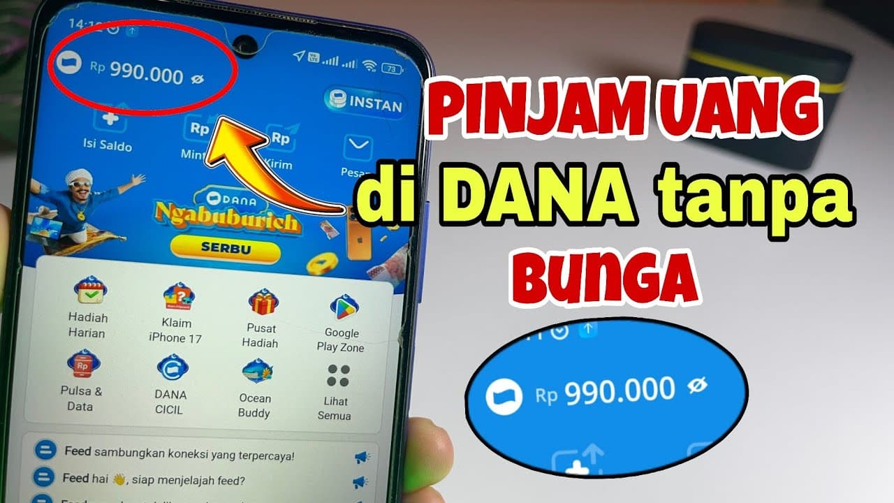 Cara Pinjam Saldo Dana Tanpa Bunga -Cara Pinjam Saldo Dana Tanpa Dana Cicil Dan Dana Instan