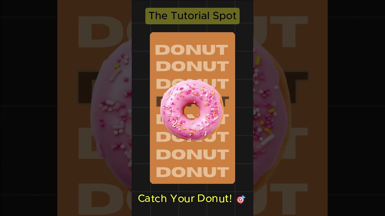 Can You Pause on Your Favorite Donut? #challenge