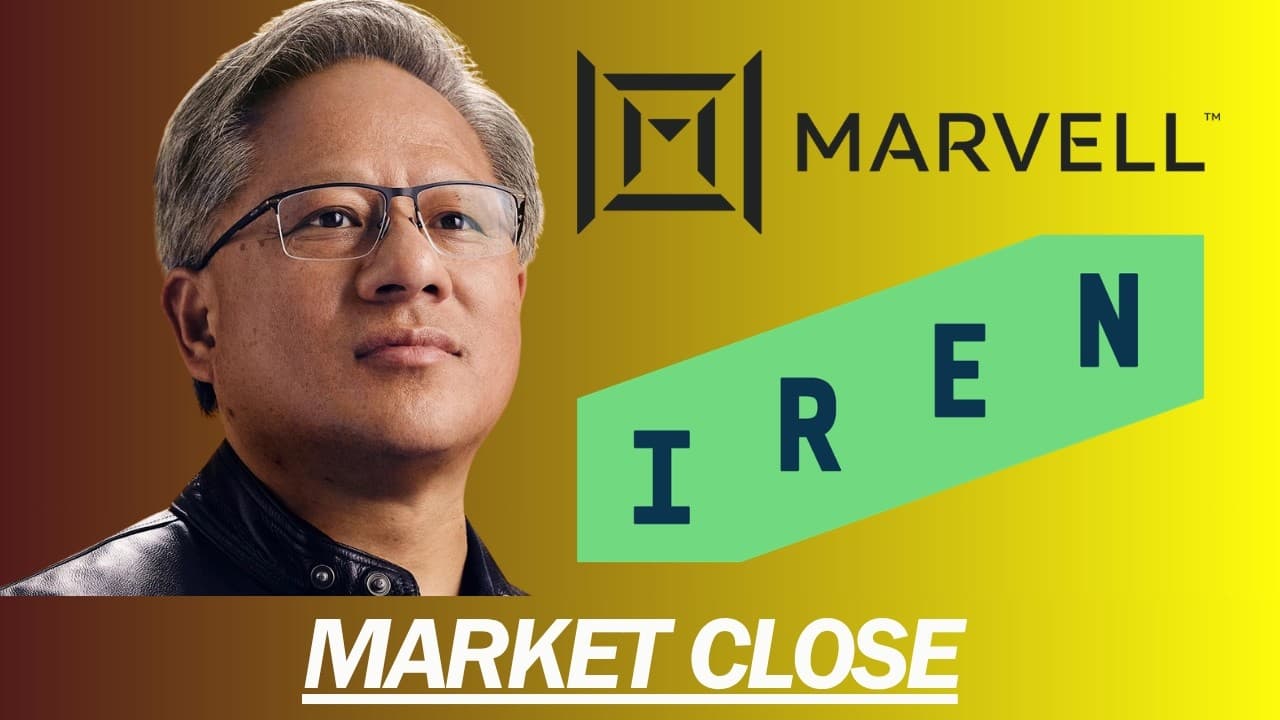 NVIDIA HAS IT'S BEST DAY IN HISTORY, SOFTWARE UP, IREN, MRVL, RBRK, AFRM EARNINGS | MARKET CLOSE